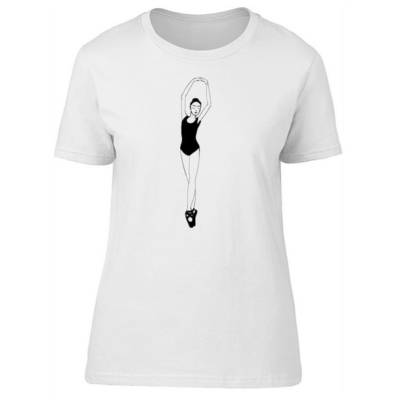 Ballerina In B&W Tee Women's -Image by Shutterstock