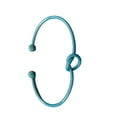 thumbnail image 2 of Linyer Arm Cuff Metal Jewelry Exquisite Women Armband Body Adornment Hand Ornament Arms Bracelet with Simple Shape for Gift Decor Knot, Blue, 2 of 5