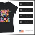 thumbnail image 4 of Tee Hunt Dean Russo Pets Art Pit Bull T-Shirt Everyone Has Best Dogs Women's T-Shirt Tee, 4 of 5
