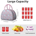thumbnail image 5 of Insulated Lunch Bag Women, Reusable Kawaii Pink Axolotl Tote Lunch Box, Leakproof Cooler Lunch Bags for Work Office Travel Picnic, 5 of 6