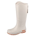 thumbnail image 3 of Willtoo Women Knee High Waterproof Rain Boots, Side Zip Reinforced Toe Lightweight Rain Booties, Non-Slip Sole Tall Rain Shoes, 3 of 5