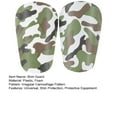 thumbnail image 6 of 1 Pair Mini Soccer Shin Guards Camouflage Anti-slip Kids Teens Adults Players Miniature Shin Pads Protectors Football Games Protective Equipment, 6 of 6
