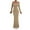 Khaki, variant on yillto Womens Square Neck Long Sleeve Soft Lounge Long Dress Fall Casual Ribbed Bodycon Maxi Dresses
