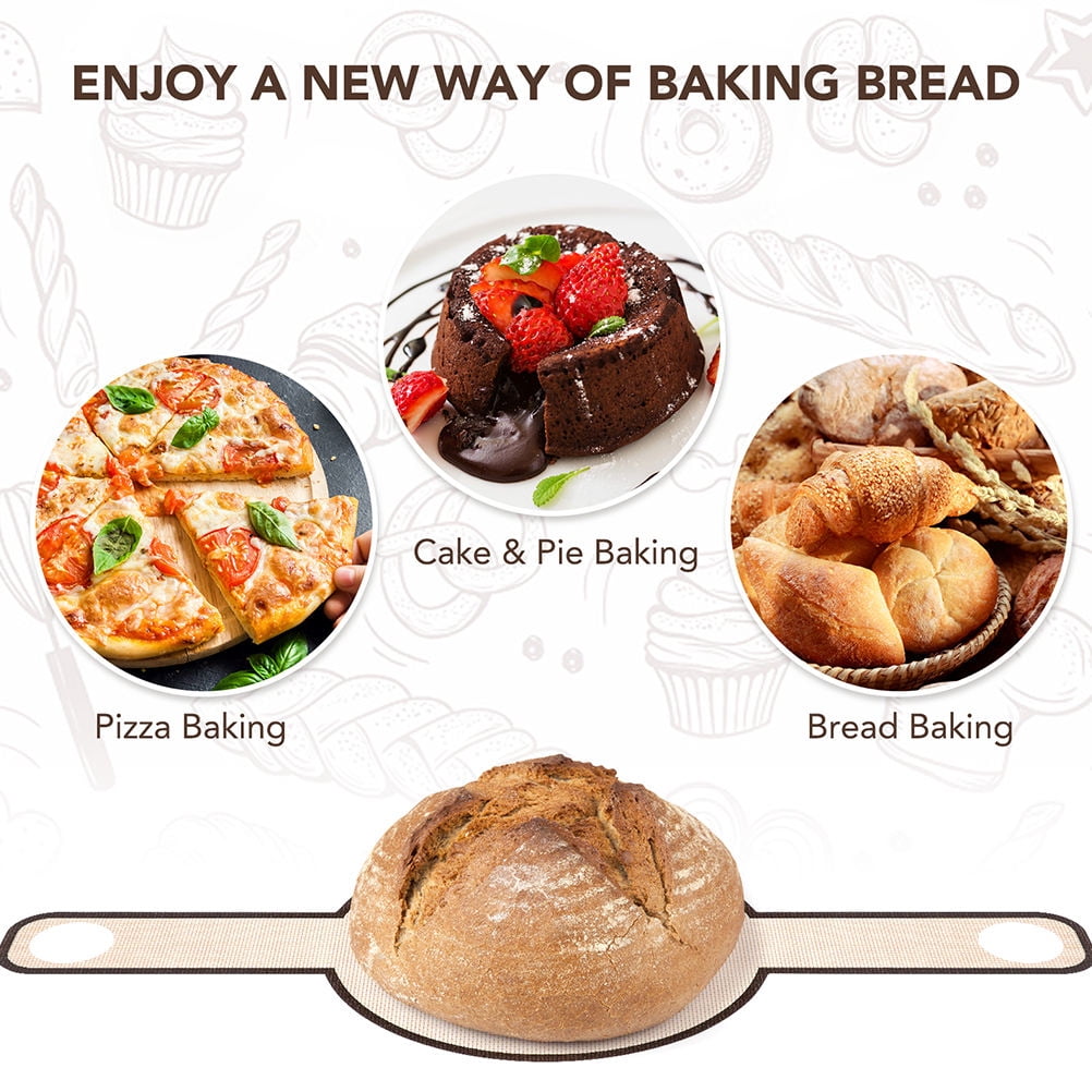 FONDOTIN Multi Purpose Baking Mat Heat Resistant Baking Mat Assorted Color 2Pcs for Oven