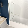 thumbnail image 6 of Anzzi 5 ft. Acrylic Left Drain Rectangle Tub in White With 34 in. x 58 in. Frameless Tub Door in Brushed Nickel, 6 of 6