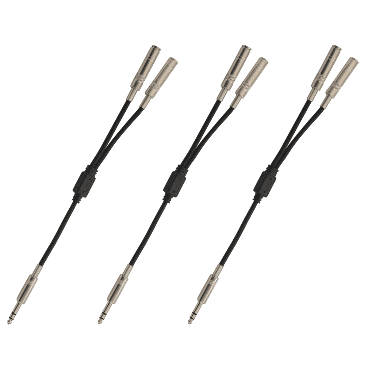 OFFLINE Rean Neutrik 3.5mm TRS Jack To 2 X 1/4" Mono Jack Cable, 3 Metre - Foto 3