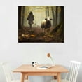 thumbnail image 3 of COMIO  Jesus and Lamb Canvas Wall Art Jesus Pictures for Wall Jesus Printing Christmas Wall Art Jesus Running After Lost Lamb, 3 of 5