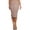 Khaki2, variant on Women's Casual Solid Color Office Wear Pencil Skirt