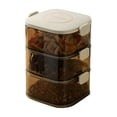 thumbnail image 1 of Hinati Sales Today Deals Sales 3 Layer Seasoning Rack Sugar Storage Containers Box Airtight Food Storage Containers Set, Pantry Organization Canisters for Kitchen Pantry Organization and Storage, 1 of 9