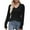 Black, variant on WREESH Women Long Sleeve V Neck Sweaters Lightweight Loose Tunic Tops Solid Color Casual Pullover Blouses Dark Gray