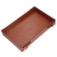 thumbnail image 2 of Organizador de gran capacidad, duradero y elegante para pasillos Bandeja de almacenamiento elegante de cuero sintético europeo, 2 of 8