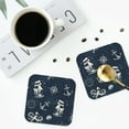 thumbnail image 5 of Disketp Vintage Marine Funny Coasters,6 Pcs Leather Coasters With Holder, Perfect Housewarming Hostess Gifts,Protect Furniture From Water Marks Scratch And Damage, 5 of 9