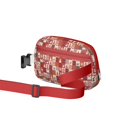thumbnail image 2 of Red Christmas Patchwork Pattern Cute Fanny Packs for Women,Travel Waterproof Crossbody Fanny Bags Waist Purse for Women Anti Theft Adjustable Strap for Running Travel Cycling, 2 of 6