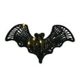 thumbnail image 5 of tasrioml Halloween Rattan Bat Decoration 3D Scary Black Plastic Woven Bat Wall Hanging Decor for Tree Porch Yard Lawn Indoor Outdoor Farmhouse Decor, 5 of 8