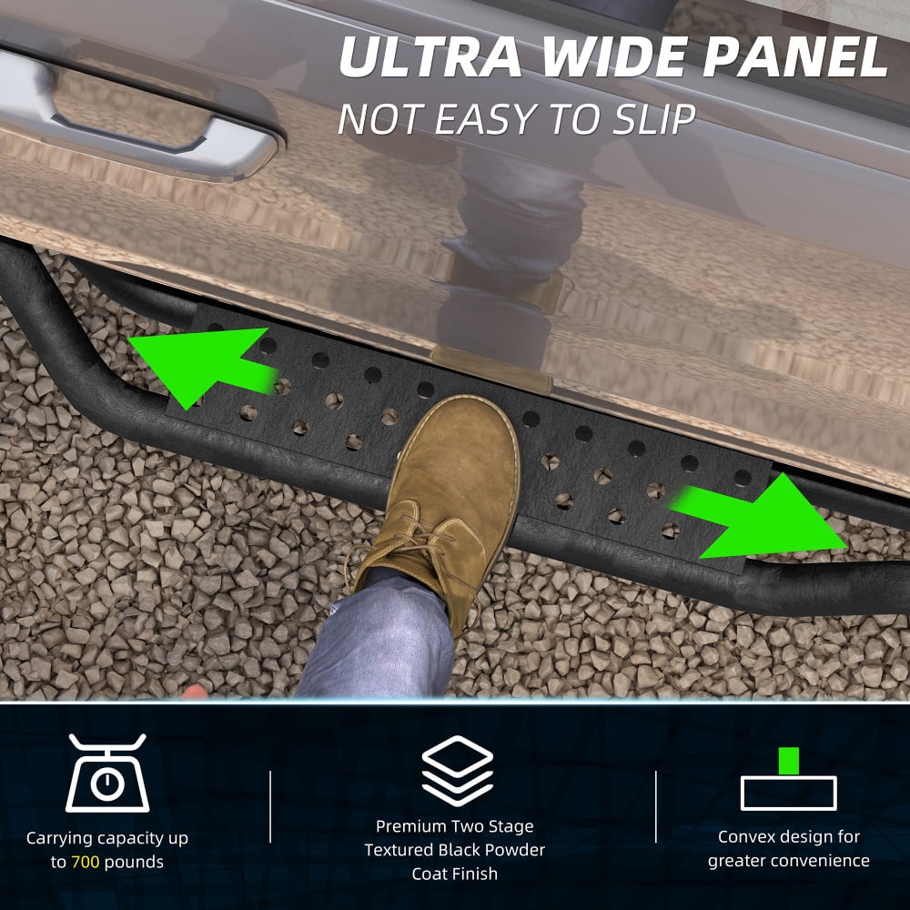 Running Boards Nerf BarsCompatible with 2009-2018 Dodge Ram 1500 / 2010-2026 2500 3500 Crew Cab