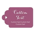 thumbnail image 1 of 100 PCS Personalized Paper Hang Tags Made Any Text Custom Tags Wedding Favor Gifts, 1 of 1