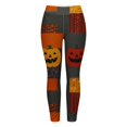 thumbnail image 3 of Hkoxplj Leggings for Women Halloween Leggings High Waisted Pumpkin Print Yoga Pants Stretch Workout Leggings Soft Breathable Full Length Printed Leggings for Gym Running Daily Wear Fall Winter, 3 of 4