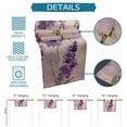 thumbnail image 7 of Table Runner Dresser Scarf 13 x 60 Inch Spring Lavender Flower Leaf Purple Floral Retro Table Runners Non-Slip Heat Kitchen Dining Table Decor for Indoor Outdoor Home Party Decoration, 7 of 7
