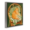 thumbnail image 2 of Stupell Industries Eclectic Cat In Rattan Chair Gray Floating Frame Canvas Art, 25 x 25, by Walker Noble, 2 of 8