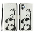 thumbnail image 2 of TECH CIRCLE for Samsung Galaxy A06 Case 6.7-Inch (2024 Release), Cute Cartoon Flip Wallet Case with Lanyard, Built-in Card Slots & Stand Function, Portable Lightweight Slim Folio Cover, Panda, 2 of 3