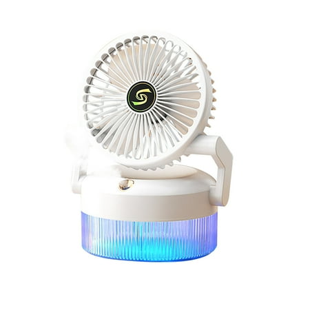 

Naittoop Clearance Fan Misting Fan For Bedroom Portable Misting Fan With Water Tank USB Rechargeable Desk Fan Speed Wind Fan Small Mist Fan For Home OfficeTravel