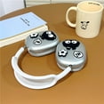 thumbnail image 5 of Cute Cartoon Case for AirPods Max Headphones,Clear Soft TPU Skin Anti-Scratch for Boys Girls,Transparent Accessories Protective Cover for AirPods Max (Dustbunny), 5 of 15