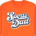 thumbnail image 3 of Instant Message - I'm A Proud 'Sports Dad' - Men's Crew Neck Fleece Pullover, 3 of 7
