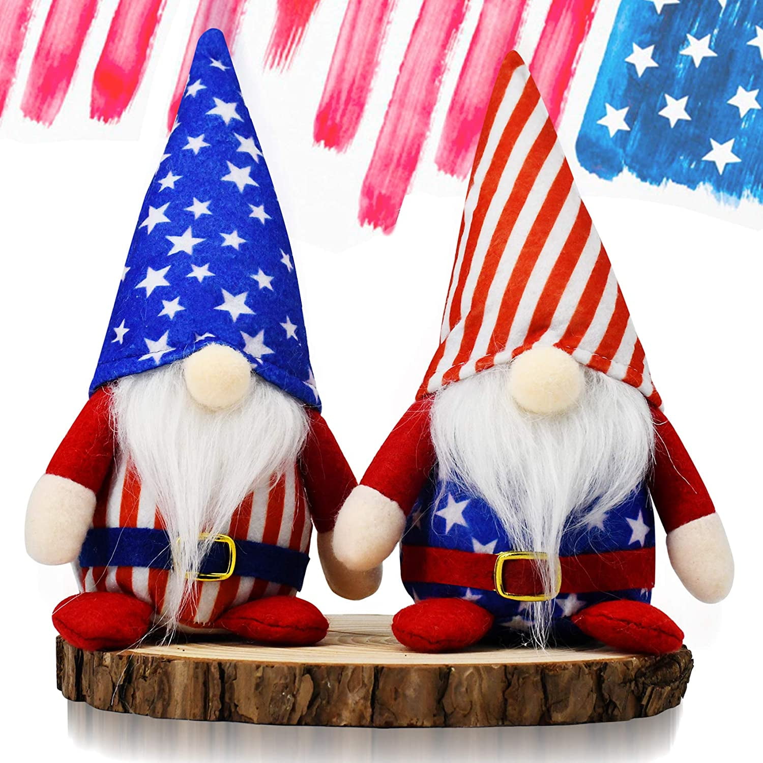 Patriotic Gnome Veteran's Day Gnome Fourth of July Gnome Uncle Sam ...