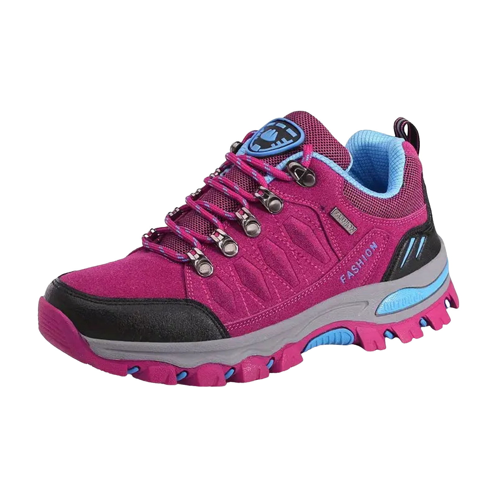 Dakaela Women's Hiking Boots Waterproof Non Slip Walking Shoes Comfortable Outdoor Backpacking Sneakers