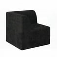 thumbnail image 2 of Soft Terrycloth Modular Sofa,Space-Efficient,Black, 2 of 11