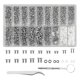 thumbnail image 1 of Glasses Repair Tool Kit 1000Pcs Glasses Screws and Nuts Assortment with Mini Screwdriver and Tweezer, 1 of 5