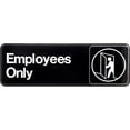 thumbnail image 1 of Hillman Group 841744 Panneau Visuel en Plastique Noir pour Employés - 6 Pcs, 1 of 1