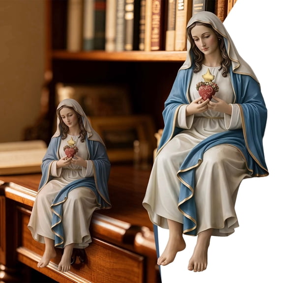 Jesus Resin Desk Companion Figurine, Handcrafted Serene Desk Decoration, Perfect for Home Office,Religious Gifts,and Spiritual Desk Companions | Colatry Collection