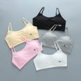 thumbnail image 2 of 5-Pack Big Girls Teenage Girls Cotton Development Bralette Cami Training Bra Underwear, 2 of 12