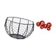 thumbnail image 5 of Cesta de huevos,Cesta multiusos para huevos,cesta tejida de alambre de hierro,Cesta de almacenamiento de alambre para huevos Cesta de almacenamiento portátil,Abanicos plegables, 5 of 8
