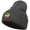 Dk Grey, variant on Rasta Heart Embroidered Long Beanie - Red OSFM