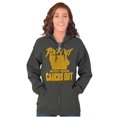 thumbnail image 3 of Iowa Shape Rock Out Caucus Funny Zip Up Hoodie Men's Women's Brisco Brands 2X, 3 of 6