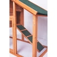 thumbnail image 6 of Kinbor Wooden Backyard Chicken Coop with Removable Tray Ramp, 67", 6 of 7