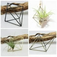 thumbnail image 5 of Hanging Air Plant Holder Himmeli Geometric Planter Metal Airplant Rack Tillandsia Hanger with Chain in Modern Rustic Art Style for Home Decor, 5 of 5