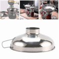 thumbnail image 1 of Canning Funnel Stainless Steel Wide Mouth Canning Funnel Hopper Filter Leak Wide-mouth Can For Oil Wine Kitchen Cooking Tools, 1 of 2