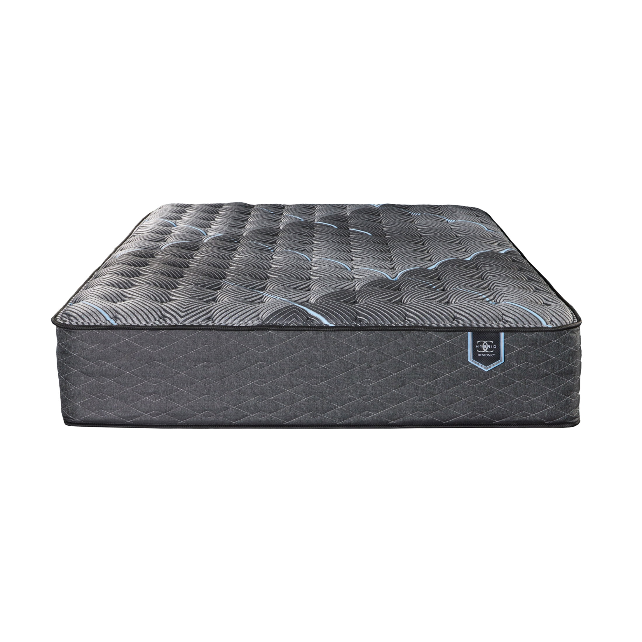 JERFIT 12.5" California King Firm Mattress, Hybrid Cooling Gel Memory Foam Individually Wrapped Coils for Support, Black
