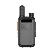 Gqtwoy Mini Wireless Talkie, Long Range Handheld Talkie, Outdoor Communication Device, Compact Design, Clear Sound Quality, Hands-Free Function, USB Charging