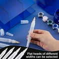 thumbnail image 7 of Set of 6 Blank Refill Paint Markers Double End Refillable Paint Pens Empty Refillable Marker for Painting, Fill, 7 of 7