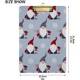 thumbnail image 3 of FMSHPON Christmas Santa Lollipop Clipboard Hardboard Wood Nursing Clip Board and Pull for Standard A4 Letter 13x9 inches, 3 of 5