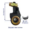 thumbnail image 5 of 2 of 5.5" Lever 28 Splines 1.5" Dia Automatic Slack Adjuster Replaces AS1140, 5 of 7