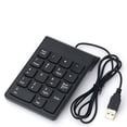 thumbnail image 1 of Clavier Numérique Filaire USB Mini Clavier Numérique 18 Touches pour iMac/Pro/MacBook/MacBook Air/Pro Ordinateur Portable PC Portable Bureau, 1 of 7