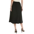 thumbnail image 2 of Gracia womens  Drawstring Gathered Skirt, m, Black, 2 of 3