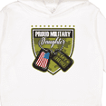 thumbnail image 3 of Inktastic Proud Military Daughter Soldier Hero Toddler Hoodie, 3 of 4