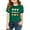 Green, variant on XIMIN Valentines Day Shirt for Girls Cute Love Heart Print Red Short Sleeve T-Shirt Casual Tops Holiday Gift Blouse