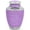 Lavender & Chrome, variant on Aluminum Handcrafted Urn - Elegant Keepsake Holder for Adult Human Ashes (Powder Pink & Silver)